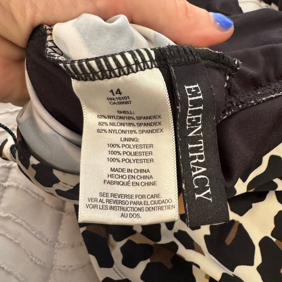 Ellen Tracy tankini swim top size 14 - Picture 8 of 8